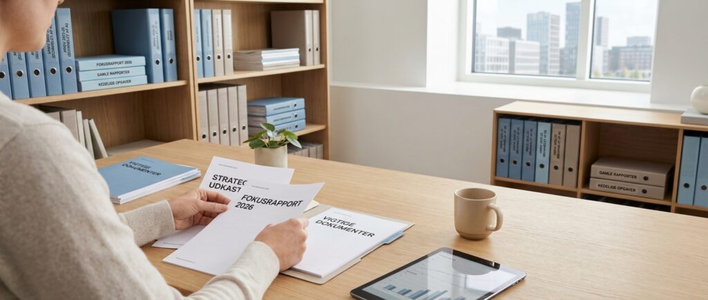 Et ryddeligt kontor, der viser resultatet af AI, der overtager kedelige opgaver i 2026, og hvordan man forbereder sig i dag.