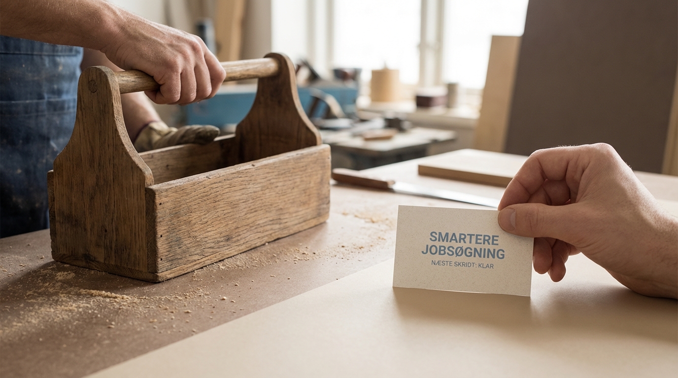Enkel proces for AI-drevet jobsøgning, ikke længere et tungt håndværk.