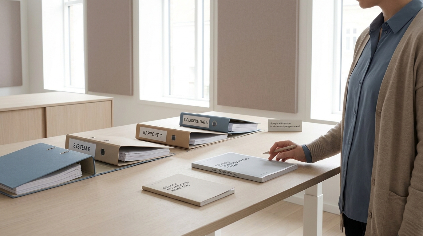 Oversigt og ro for en CFO, der nemt konsoliderer rapporter og ser værdien af Gemini Advanced.