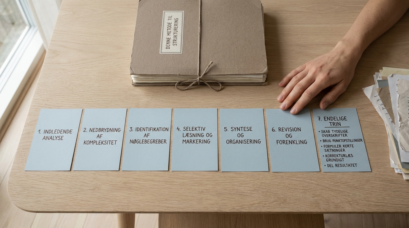 Tæm de tunge rapporter: 7 trin til dokumentanalyse med NotebookLM gør uoverskuelige filer til klare pointer.