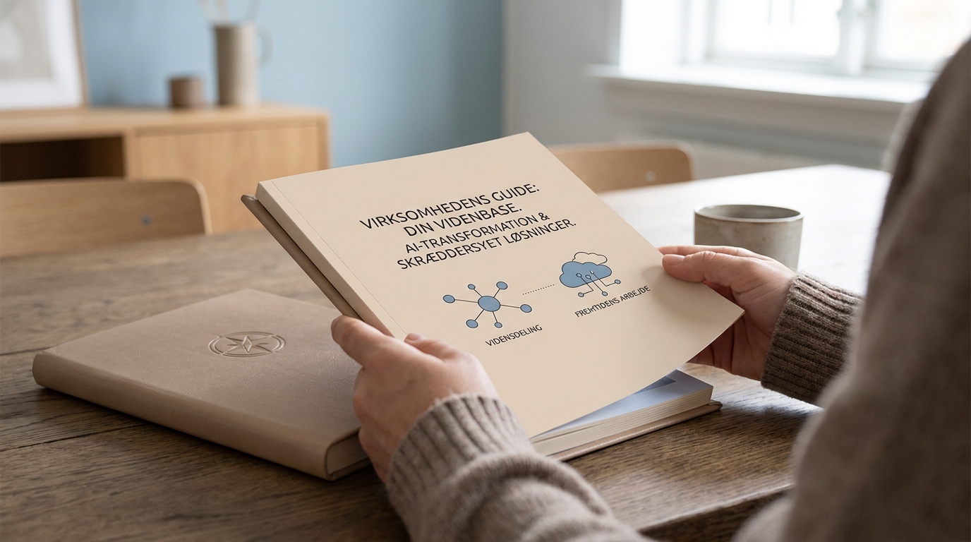 AI-transformation for danske virksomheder: Den komplette guide Skab jeres egen videnbase for AI-transformation, en komplet og unik guide.
