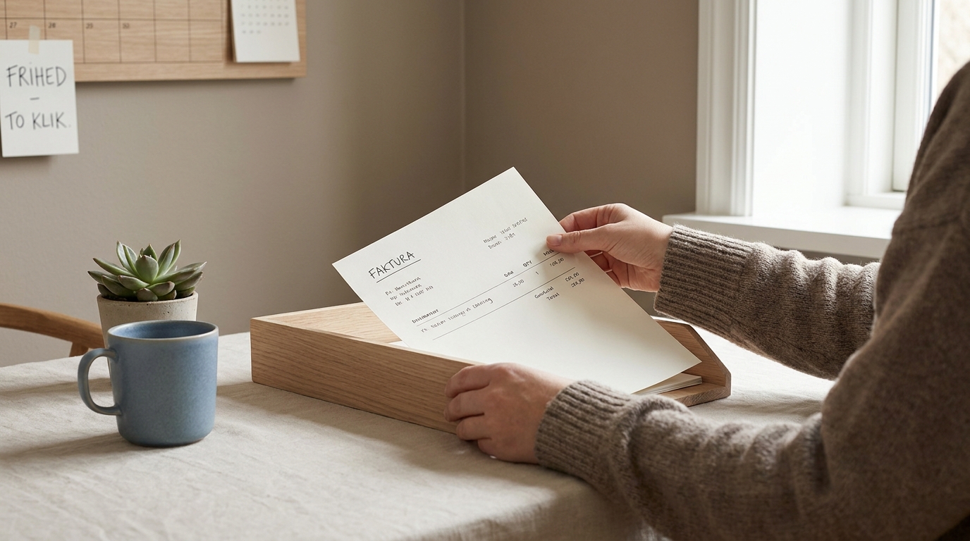 Slip for Kvitterings-Helvedet: AI til Bogføring og Økonomi for Små Virksomheder Nem og hurtig fakturering for små virksomheder, hvor AI fjerner friktion og skaber overblik over økonomien.