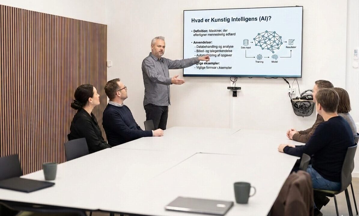 AI-foredrag til danske virksomheder. Poulsen & Vinding